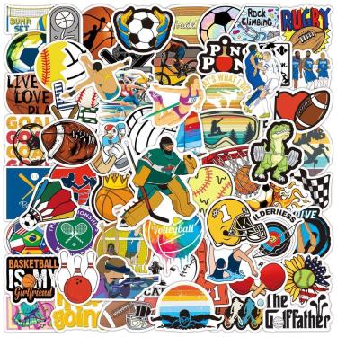 Imagem de Adesivos de vinil impermeável para os Jogos Olímpicos de Paris, 100 unidades