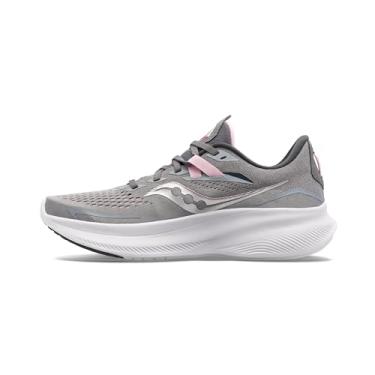 Imagem de Saucony Tênis de corrida feminino Ride 15, Liga/quartzo, 9.5 Wide