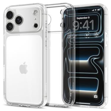 Imagem de Capa Spigen para iPhone 17 Pro Max, Ultra Híbrida, projetada para Apple iPhone 17 Pro Max - Transparente