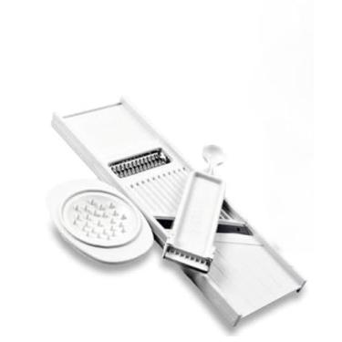 Imagem de Kit 4 em 1 Descascador Ralador Cortador de Legumes Mandoline Multifuncional para Cozinha