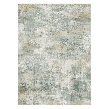 Imagem de Tapete 3x5 lavável para entrada: Tapetes de área abstratos antiderrapantes para quarto e banheiro - Tapete de piso interno ultrafino resistente a manchas - Decoração de casa para locatários moradores