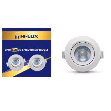 Imagem de Spot Led 5W Direcionavel De Embutir 6500K