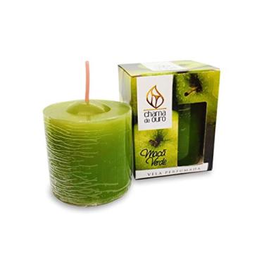 Imagem de Vela 60g perfumada MAÇA VERDE Chama de Ouro.