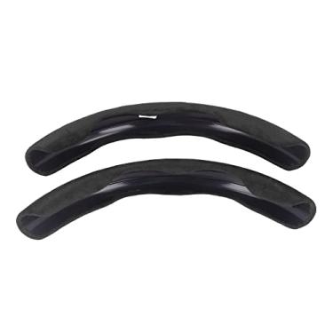 Imagem de Keenso Capa de Volante, Material de Camurça Antiderrapante Com Absorção de Suor, para Classe C W204 B Classe W246 E W211 GLE C292 (BLACK)