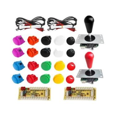 Imagem de Kit De Joystick Para Arcade DIY, Controlador USB, Joystick De 8 Direçõ
