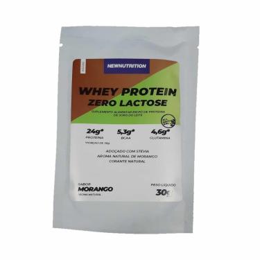 Imagem de Whey Protein Zero Lactose - Sache 30g - Morango - NewNutrition-Unissex