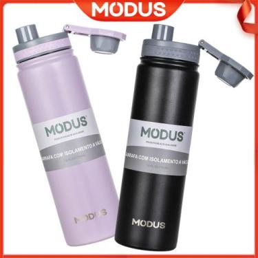 Imagem de Garrafa Térmica Aço Inox Portátil 750ml Café Suco Água Academia Passei