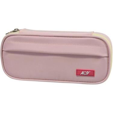 Imagem de Estojo Duplo SOFT Rosa para 50 Lápis - ACP