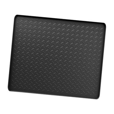 Imagem de Baoblaze Bandeja coletora de silicone para eletrodomésticos de 23,6 x 20 polegadas, à prova d'água, para máquina de lavar e secar, com borda elevada, Preto