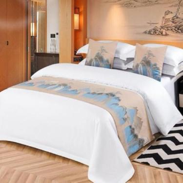 Imagem de Corredores de cama sedosos bordados, cobertor macio para cama queen, ideal para vestir colchões, sofás e reformas de quarto de hóspedes - tipo 05||45 x 45 cm fronha*1