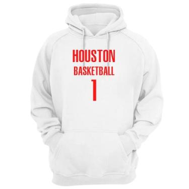 Imagem de Blusa Moletom Capuz Basquete Houston Basketball número 1 - Loja Click 