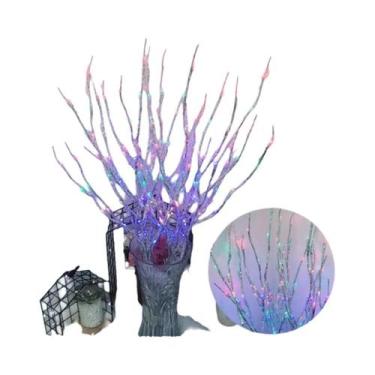 Imagem de Luzes De Fada Em Ramos De Bétula Flexíveis, Operadas Por Bateria, Deco