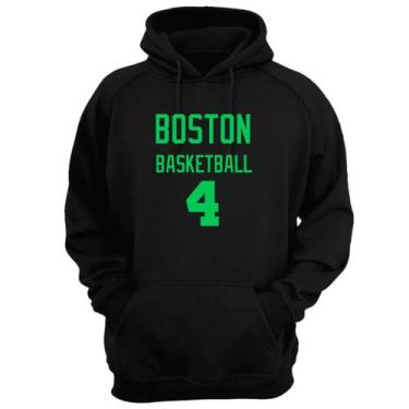 Imagem de Blusa Moletom Capuz Basquete Boston Basketball número 4 - Loja Click C