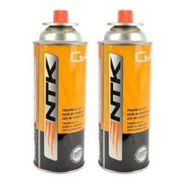 Imagem de Kit 3 Gás Refil Lata Para Maçarico Fogareiro Butano Propano 227g - Nau