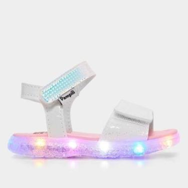 Imagem de Sandália Infantil Pampili Mini Led Menina-Feminino
