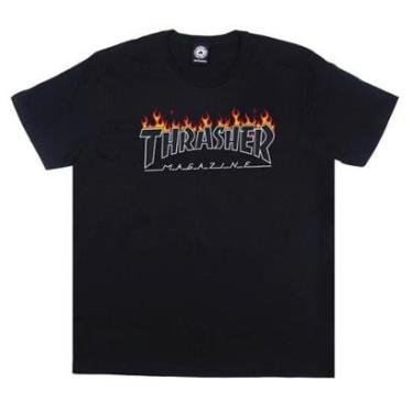 Imagem de Camiseta Thrasher Magazine Schorched - Preto-Masculino