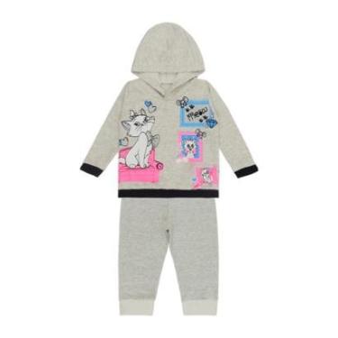 Imagem de Conjunto Mescla de Moletom com Capuz - Big Bless-Feminino