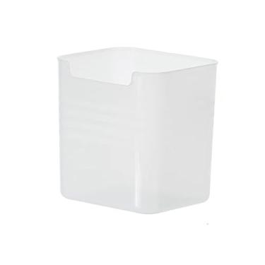 Imagem de 3 recipientes transparentes de armazenamento de alimentos sem BPA com tampas herméticas – Organizadores multiuso empilháveis para geladeira/despensa/armários de cozinha