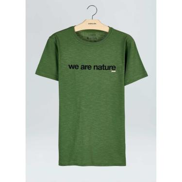 Imagem de T-shirt org rough we are nature OSKLEN-Masculino
