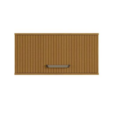 Imagem de Armário Geladeira 80cm 1 Porta Criare - Ssx Multicoisas Freijo-ripado
