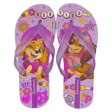Imagem de Chinelo Infantil Menina Estampa Patrulha Canina Ipanema Kids