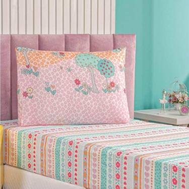 Imagem de Jogo De Lençol Solteiro Bouti Kids Infantil Estampado 2 Peças Campestre