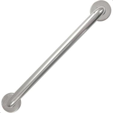 Imagem de Barra De Apoio Inox 50cm Idoso Banheiro Box Deficiente Cadeirante Alça
