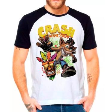 Imagem de Camiseta Crash Bandicoot Playstation Lançamento 04, Modelo 05, P
