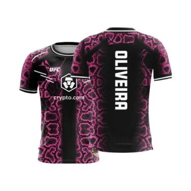 Imagem de Camiseta Masculina UFC MMA Fight Night Champion Respirável Para Academ