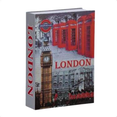Imagem de Cofre Camuflado Formato de Livro C/Chave Londres ExtraGrande - NeoBlue
