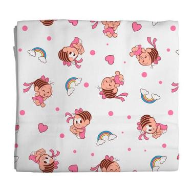 Imagem de Kit 3 Cueiros para bebê 1,00 m x 80 cm Turma da Mônica Baby, Mônica