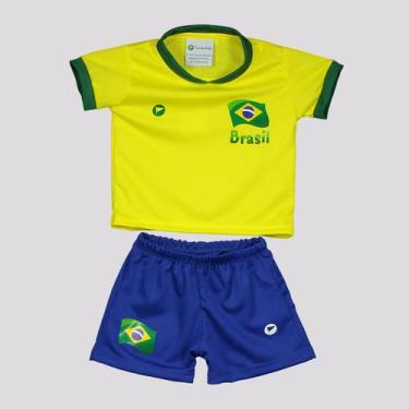 Imagem de Conjunto Brasil Baby N10 Flag, P