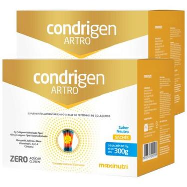 Imagem de Kit 2 Condrigen Artro Manganês Selênio Zinco e Vitaminas C D E K Sabor