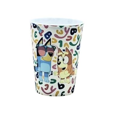 Imagem de Copo Infantil Bluey de Plástico Base de Ovo de Pascoa Original Plasuti