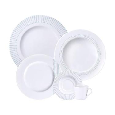 Imagem de Aparelho de Jantar Tramontina Monocroma em Porcelana Decorada 20 Peças