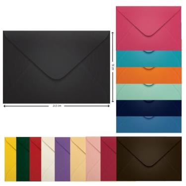Imagem de Envelope 160x235 Convite Preto Los Angeles Scrity 100 Unida