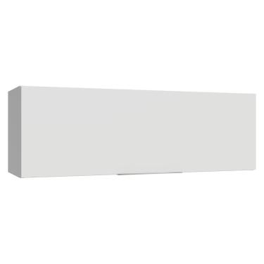 Imagem de Armário Aéreo para Quarto 100 cm 1 Porta Basculante Branco Neo Madesa