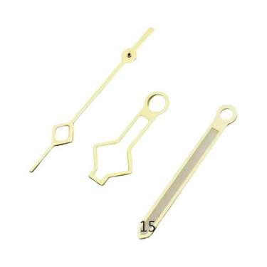 Imagem de Relógio Com Ponteiros Luminosos Em Ouro, Prata, Preto E Ouro Rosa, Com