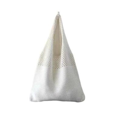 Imagem de Bolsa de Ombro Feminina Vintage de Grande Capacidade - Ideal para Verã