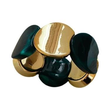 Imagem de Pulseiras De Acrílico Com Cordão Elástico Em Estilo Europeu-Americano 