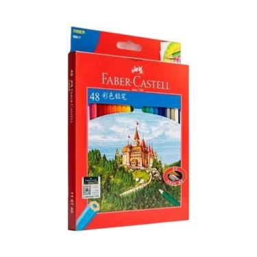 Imagem de Conjunto De Lápis De Cor Oleosos Faber Castell Com 48/60/72/100 Cores,