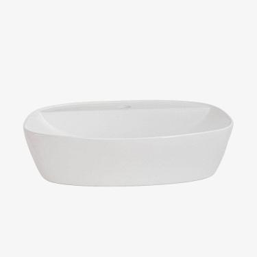 Imagem de Cuba de Apoio para Banheiro Mp8403c Br Manplex Branco