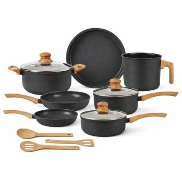 Imagem de Jogo de Panelas de Indução com Revestimento Cerâmico Antiaderente Tuut