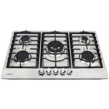 Imagem de Cooktop A Gás Cuisinart Casual Cooking 5 Bocas 76cm Inox 220v 40931800
