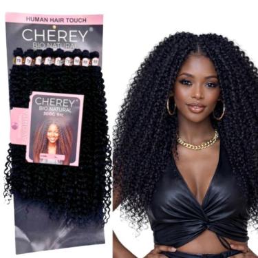 Imagem de Cabelo Cacheado Favorita Cherey Fibra Bio Natural 300gr - bbless, Pret
