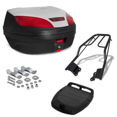 Imagem de Baú Bauleto 52 Litros Pro Tork Com Bagageiro Moto Fazer 150 2014, PRAT