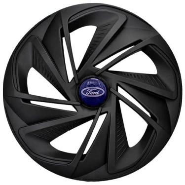 Imagem de Calota Nitro Aro 13 Black Fosca Ford Fiesta Focus Escort - Elitte