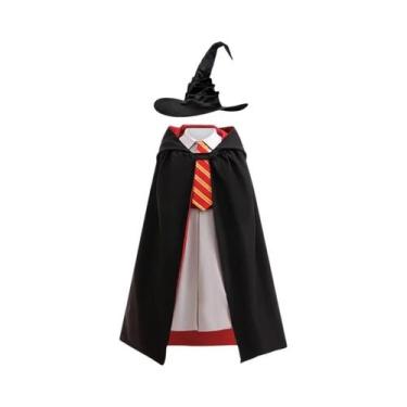 Imagem de Fantasia De Cosplay Para Meninas Da Escola De Magia, Capa De Uniforme 