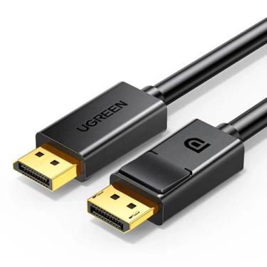 Imagem de Cabo ugreen displayport x displayport 1.2 1m dp102 preto - 10244