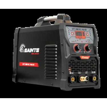 Imagem de Máquina de Solda Inversora Saints Soldas STT 200 DC Pulse Preta 220V